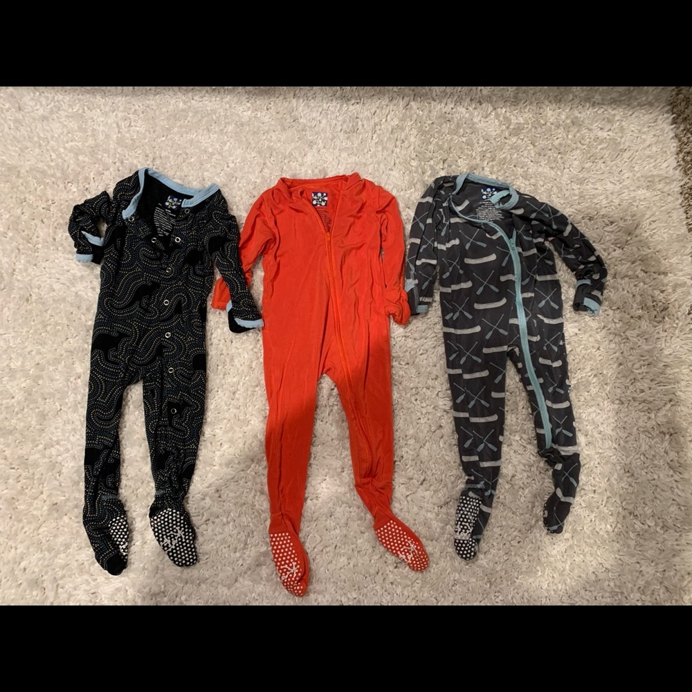 Kickee pants footed sleepers